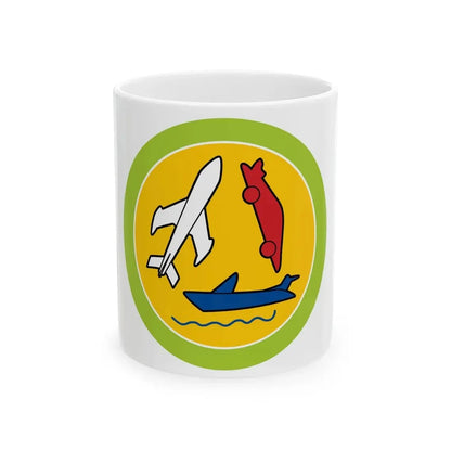 Model Design (Boy Scout Merit Badge) White Coffee Mug 11oz - Go Mug Yourself