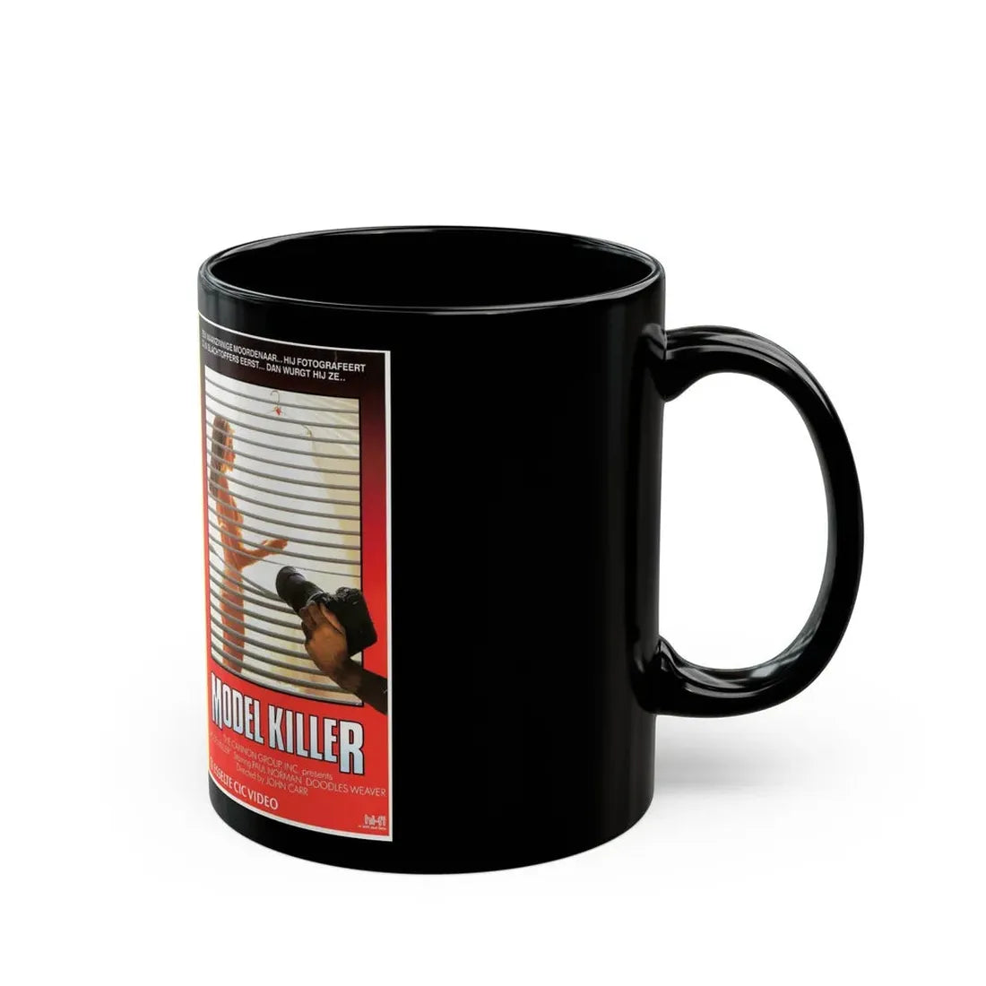 MODEL KILLER (VHS COVER) - Black Coffee Mug - Go Mug Yourself
