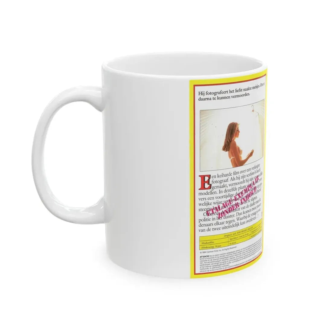 MODEL KILLER (VHS COVER) - White Coffee Mug - Go Mug Yourself