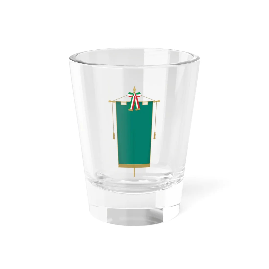 Modello-Gonfalone-Città-v2 (Italy) (Coat of Arms) Shot Glass 1.5oz - Go Mug Yourself