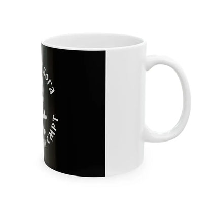 Modern Chetnik flag (Serbia) White Coffee Mug - Go Mug Yourself