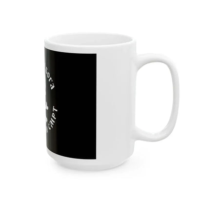 Modern Chetnik flag (Serbia) White Coffee Mug - Go Mug Yourself