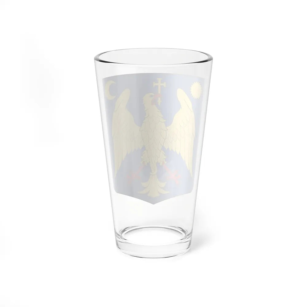 Modern coat of arms of Wallachia - Pint Glass 16oz-Go Mug Yourself