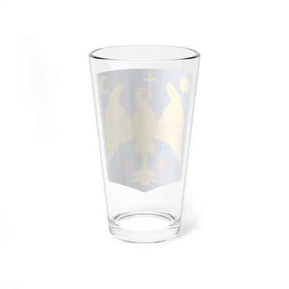 Modern coat of arms of Wallachia - Pint Glass 16oz-Go Mug Yourself