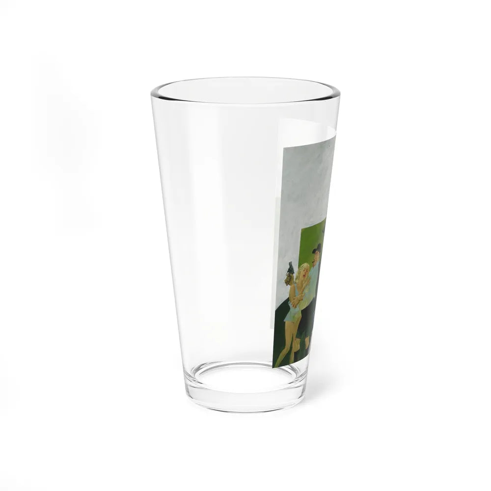 Modesty Blaise Uncle Happy, paperback cover, 1990 - Pint Glass 16oz-Go Mug Yourself