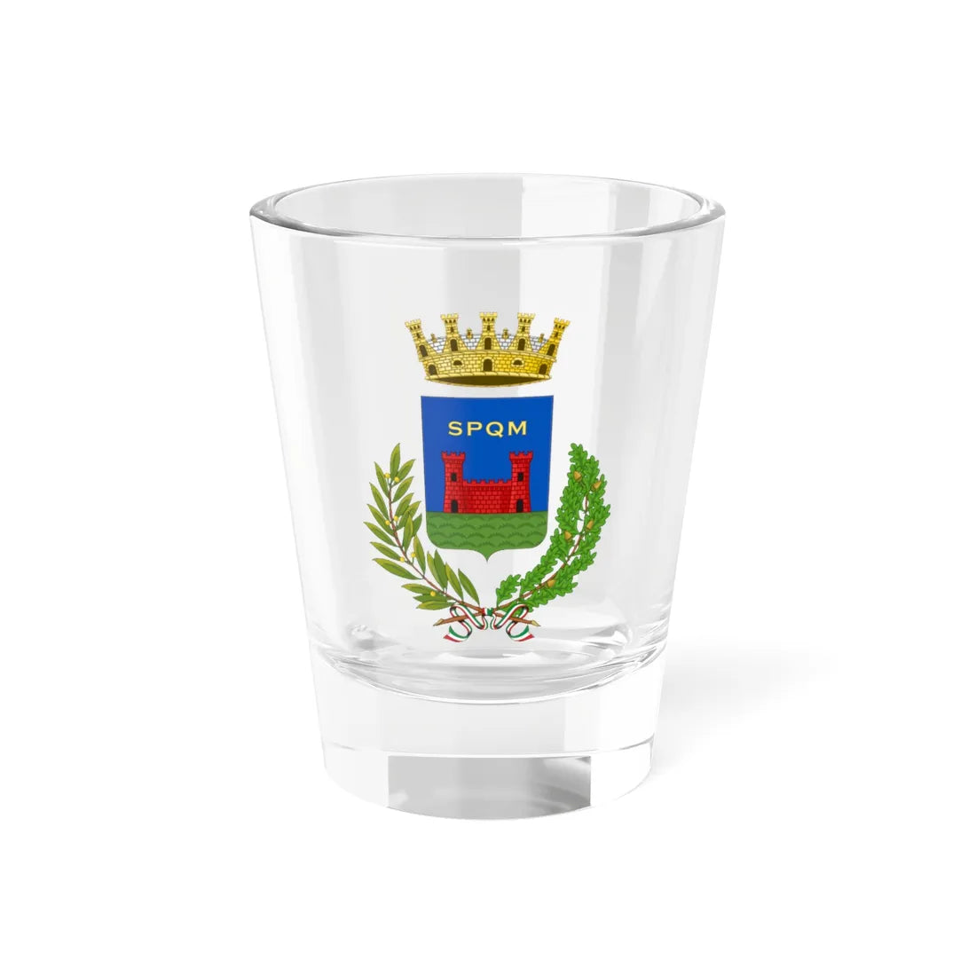 Modigliana-Stemma (Italy) (Coat of Arms) Shot Glass 1.5oz 1.5oz - Go Mug Yourself