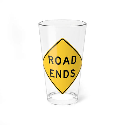 MODOT W14-7 (Missouri) (Road Sign) Pint Glass 16oz 16oz - Go Mug Yourself