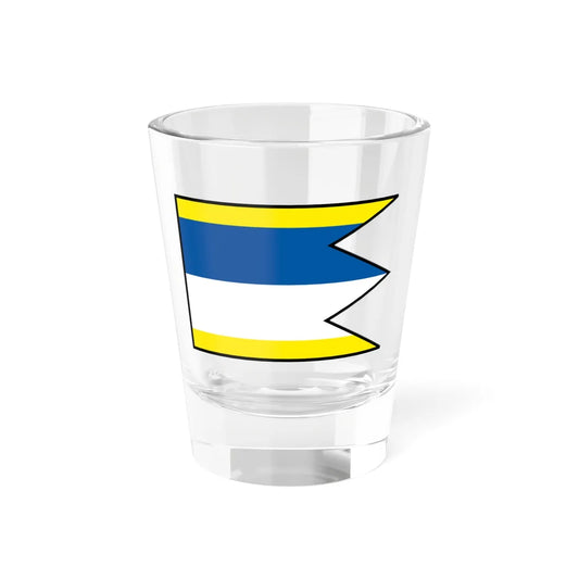 Modrovka Nove Mesto Nad Vahom Flag (Slovakia) Shot Glass 1.5oz 1.5oz - Go Mug Yourself