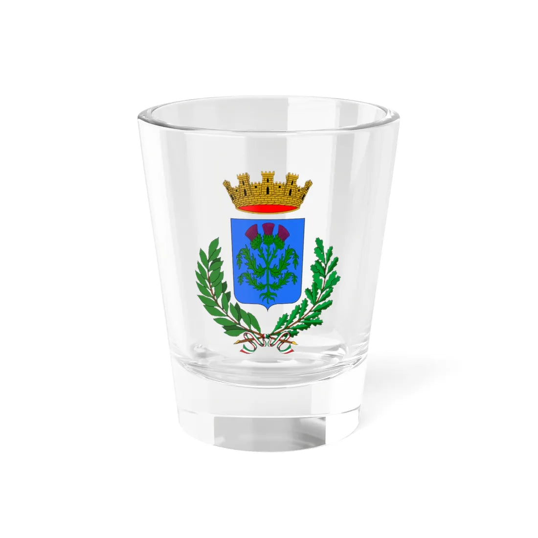 Modugno-Stemma (Italy) (Coat of Arms) Shot Glass 1.5oz 1.5oz - Go Mug Yourself