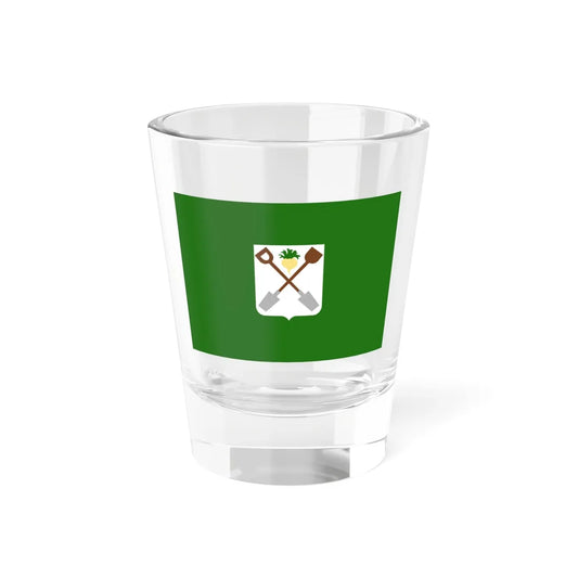 Moerbeke vlag (Belgium) Shot Glass 1.5oz 1.5oz - Go Mug Yourself