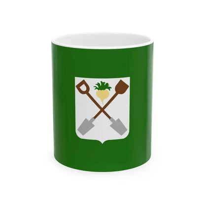 Moerbeke vlag (Belgium) White Coffee Mug 11oz - Go Mug Yourself