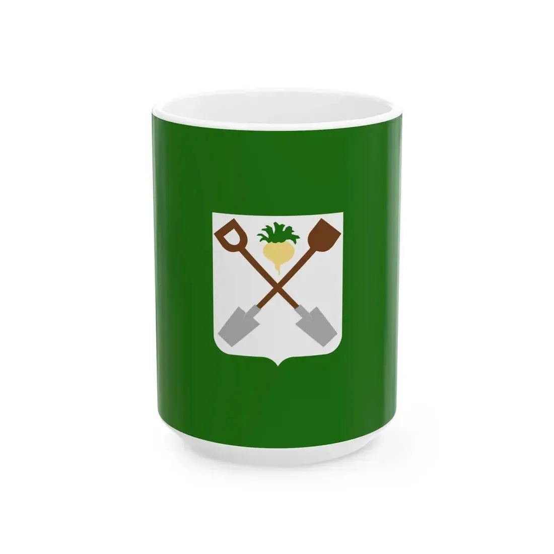 Moerbeke vlag (Belgium) White Coffee Mug 15oz - Go Mug Yourself