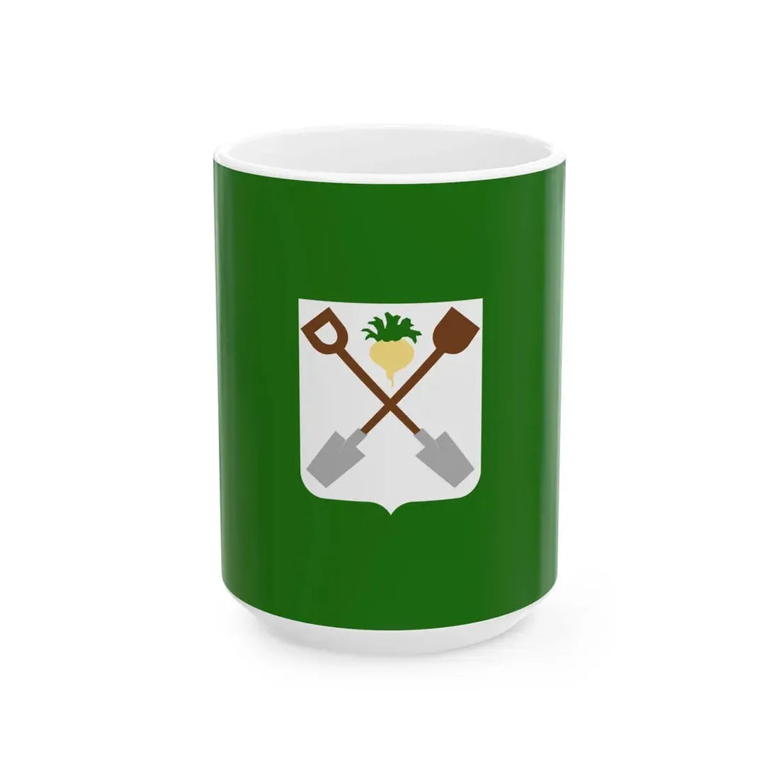 Moerbeke vlag (Belgium) White Coffee Mug 15oz - Go Mug Yourself