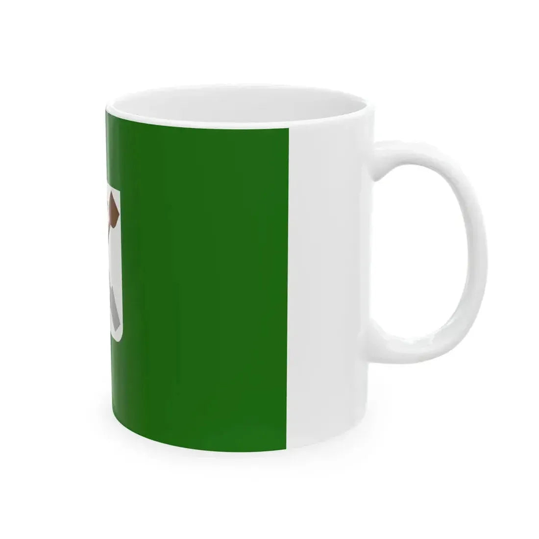 Moerbeke vlag (Belgium) White Coffee Mug - Go Mug Yourself