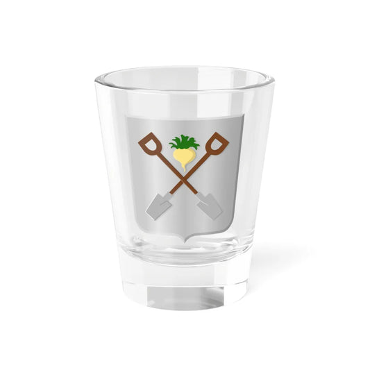Moerbeke wapen (Belgium) (Coat of Arms) Shot Glass 1.5oz 1.5oz - Go Mug Yourself