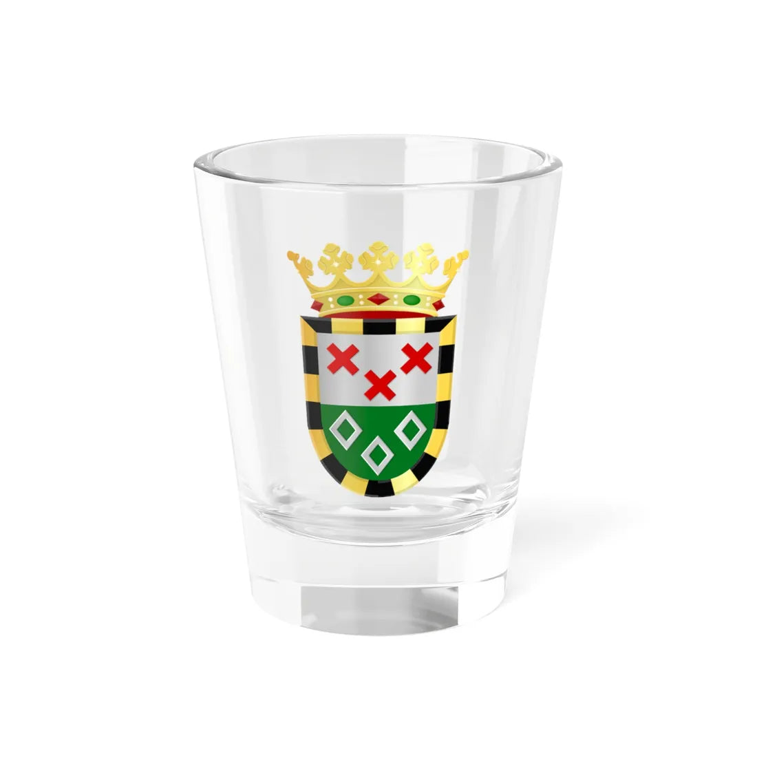 Moerdijk wapen (Netherlands) (Coat of Arms) Shot Glass 1.5oz 1.5oz - Go Mug Yourself