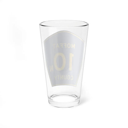 Moffat County 10N (Colorado) (Road Sign) Pint Glss 16oz - Go Mug Yourself