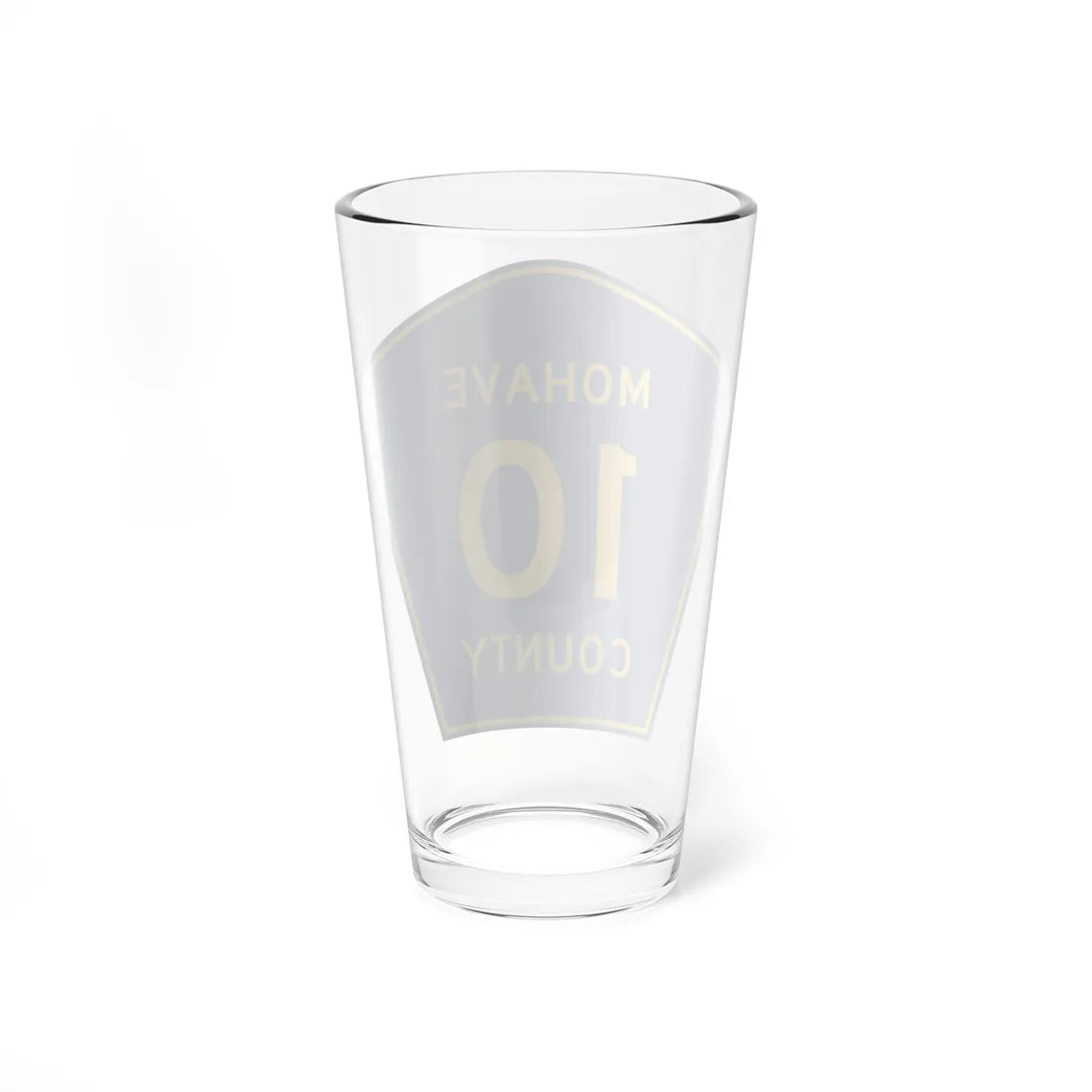 Mohave County 10 (Arizona) (Road Sign) Pint Glass 16oz - Go Mug Yourself