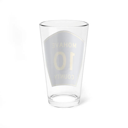 Mohave County 10 (Arizona) (Road Sign) Pint Glass 16oz - Go Mug Yourself