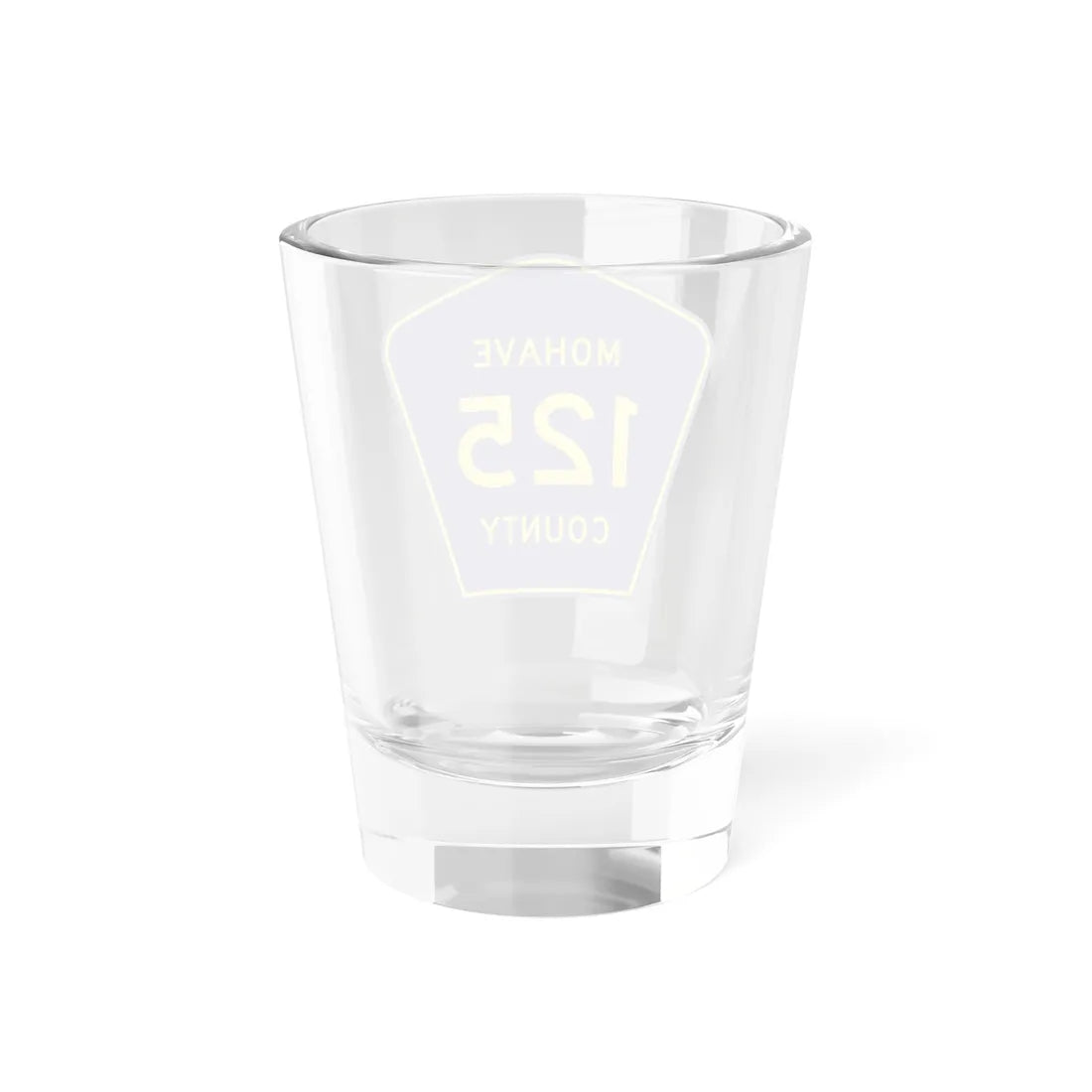 Mohave County 125 (Arizona) (Road Sign) Shot Glass 1.5oz - Go Mug Yourself