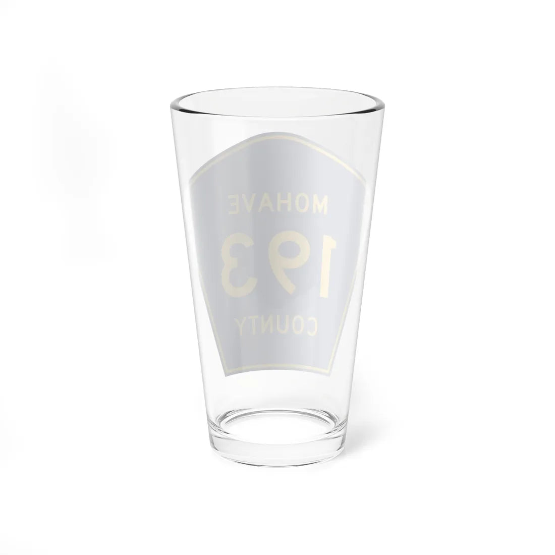 Mohave County 193 (Arizona) (Road Sign) Pint Glass 16oz - Go Mug Yourself