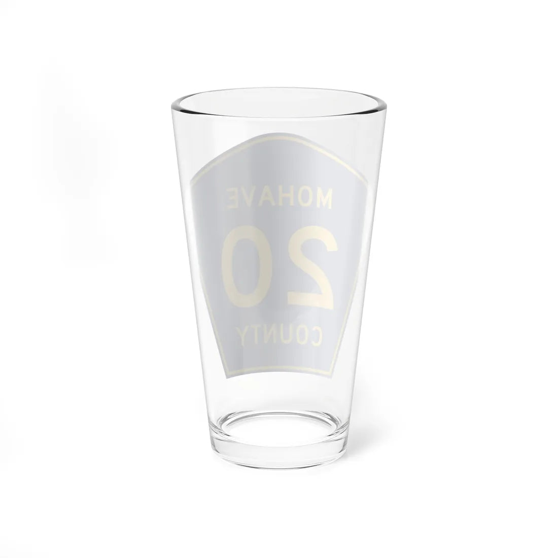 Mohave County 20 (Arizona) (Road Sign) Pint Glass 16oz - Go Mug Yourself