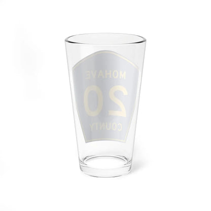 Mohave County 20 (Arizona) (Road Sign) Pint Glass 16oz - Go Mug Yourself