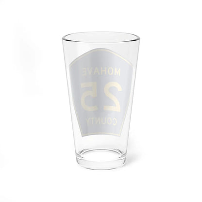 Mohave County 25 (Arizona) (Road Sign) Pint Glass 16oz - Go Mug Yourself