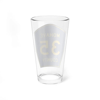 Mohave County 35 (Arizona) (Road Sign) Pint Glass 16oz - Go Mug Yourself