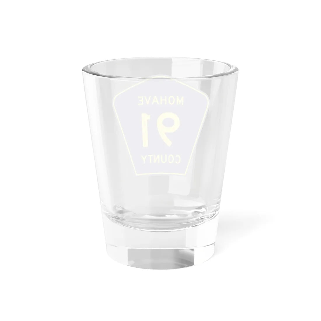 Mohave County 91 (Arizona) (Road Sign) Shot Glass 1.5oz - Go Mug Yourself