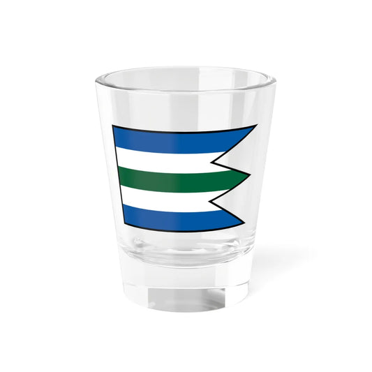Mojzesovo Nove Zamky Flag (Slovakia) Shot Glass 1.5oz 1.5oz - Go Mug Yourself