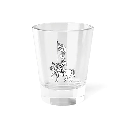Moldavian flag in the Battle of Baia - bw Shot Glass 1.5oz 1.5oz - Go Mug Yourself