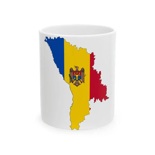 Moldova-Flagmap (Moldova) White Coffee Mug 11oz - Go Mug Yourself