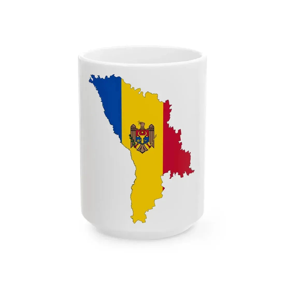Moldova-Flagmap (Moldova) White Coffee Mug 15oz - Go Mug Yourself