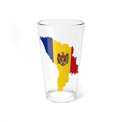 Moldova map coat (Moldova) Pint Glass 16oz 16oz - Go Mug Yourself