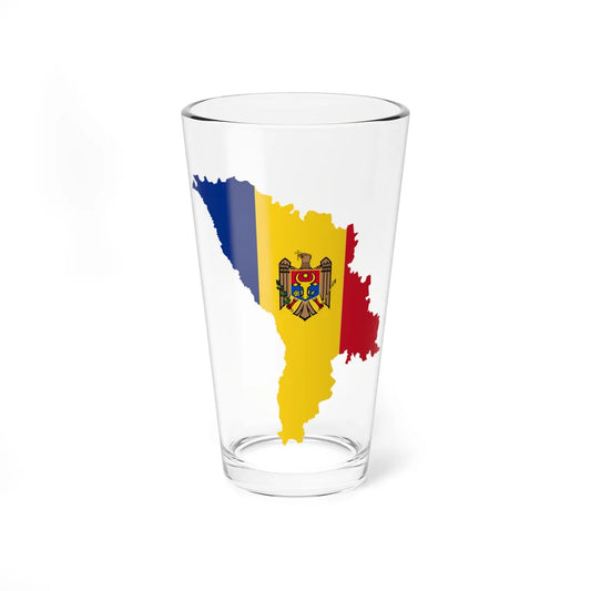 Moldova map coat (Moldova) Pint Glass 16oz 16oz - Go Mug Yourself