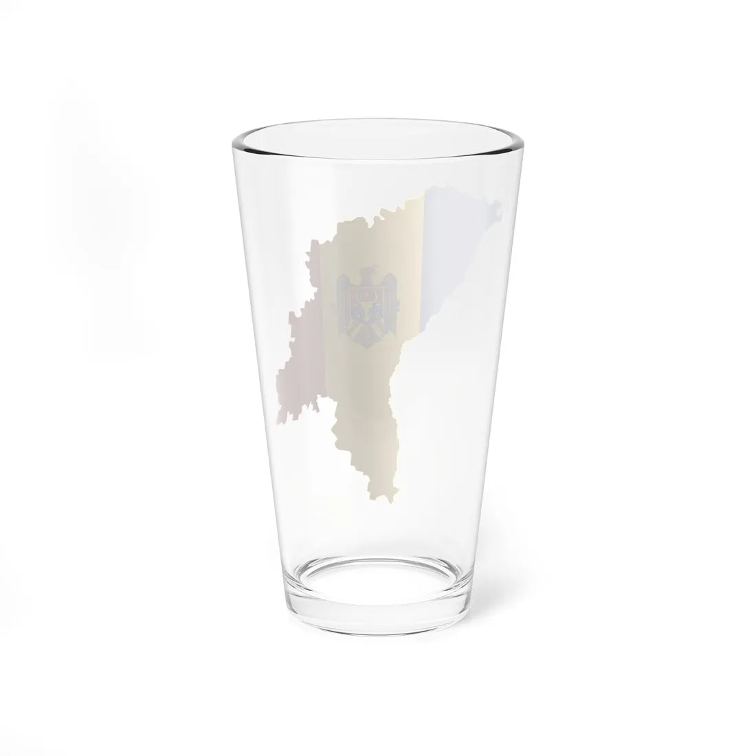 Moldova map coat (Moldova) Pint Glass 16oz - Go Mug Yourself