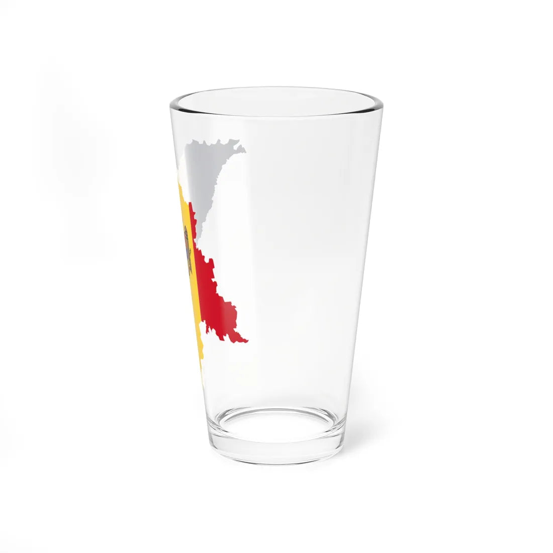 Moldova map coat (Moldova) Pint Glass 16oz - Go Mug Yourself