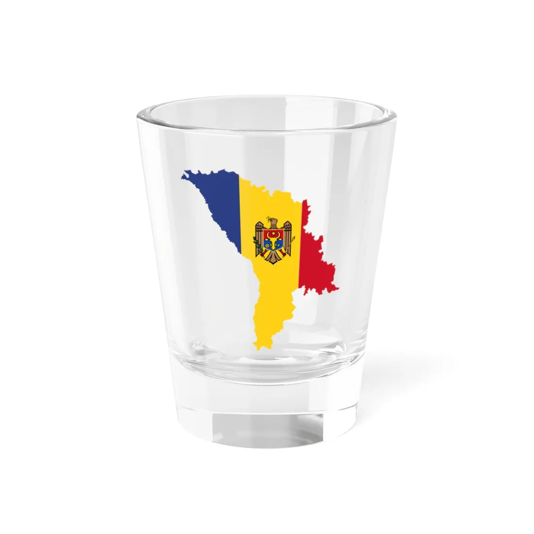 Moldova map coat (Moldova) Shot Glass 1.5oz 1.5oz - Go Mug Yourself