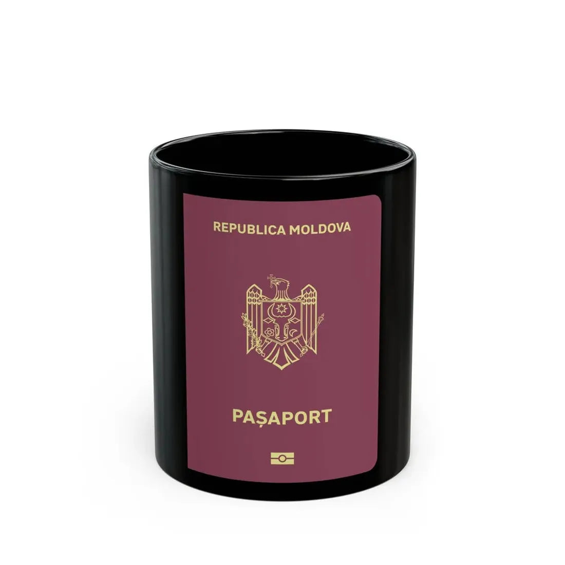 Moldova Passport - Black Coffee Mug 11oz - Go Mug Yourself