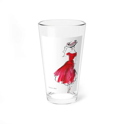 Mollie Parnis for Wamsutta, 1956 (1) (Magazine Illustration) Pint Glass 16oz-16oz-Go Mug Yourself