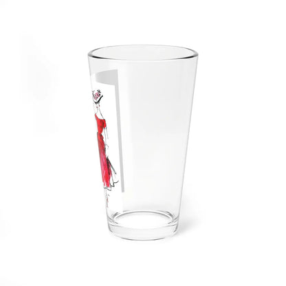 Mollie Parnis for Wamsutta, 1956 (1) (Magazine Illustration) Pint Glass 16oz-Go Mug Yourself