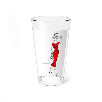 Mollie Parnis for Wamsutta, 1956 (3) (Magazine Illustration) Pint Glass 16oz-16oz-Go Mug Yourself