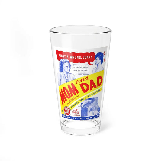 MOM AND DAD 1945 Movie Poster - Pint Glass 16oz-16oz-Go Mug Yourself