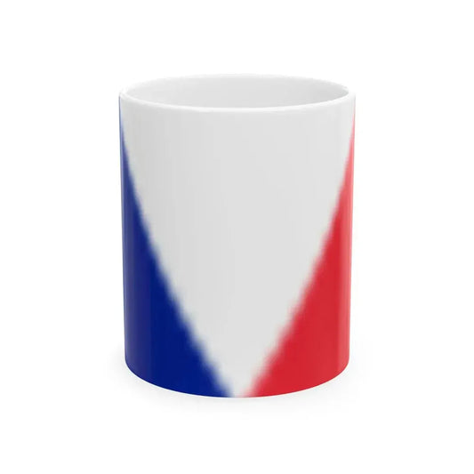 Momignies flag proposal (Belgium) White Coffee Mug 11oz - Go Mug Yourself