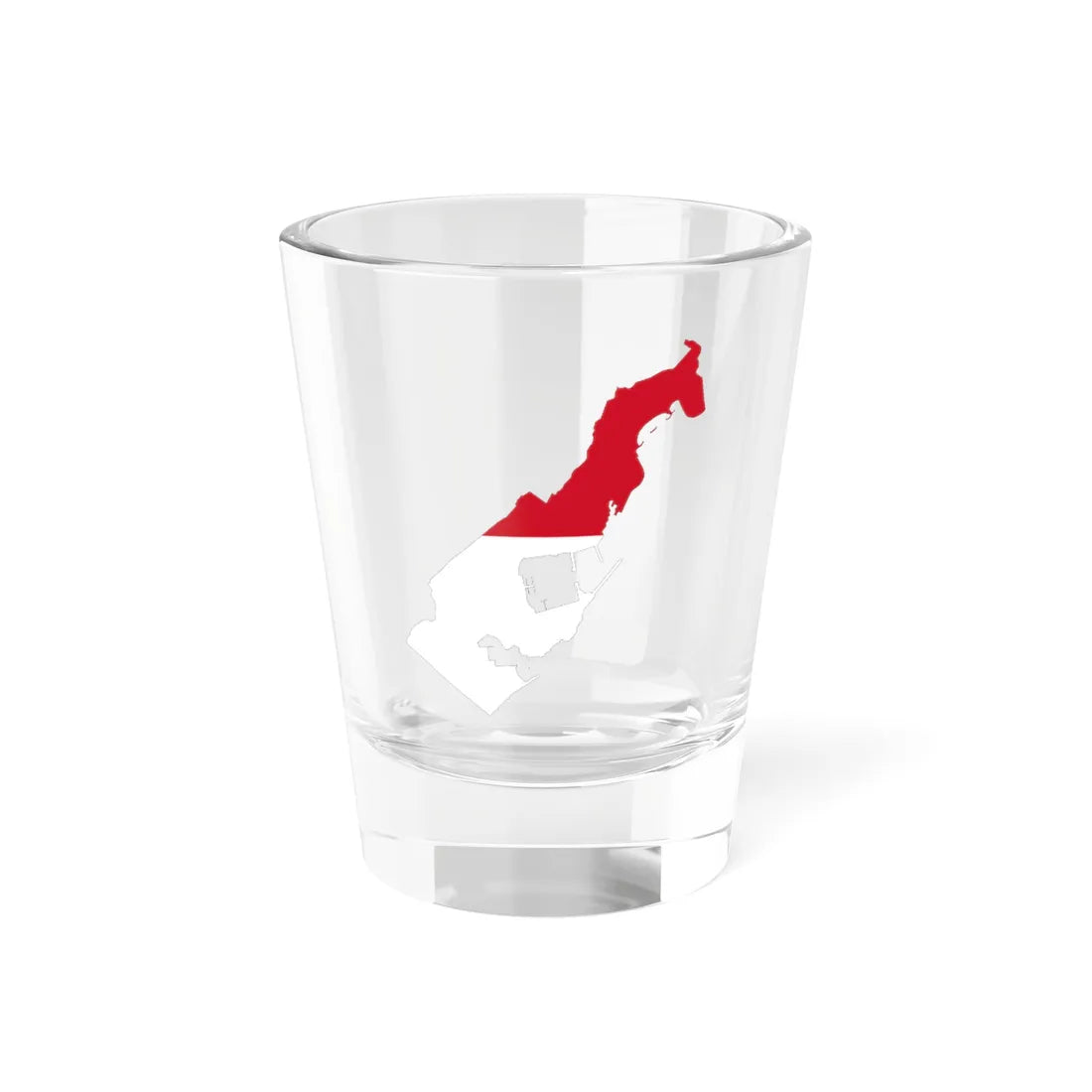 Monaco-Flagmap (Monaco) Shot Glass 1.5oz 1.5oz - Go Mug Yourself