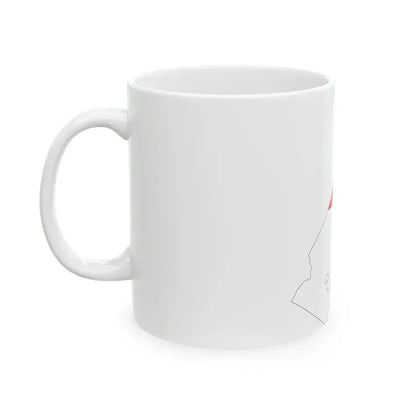 Monaco-Flagmap (Monaco) White Coffee Mug - Go Mug Yourself
