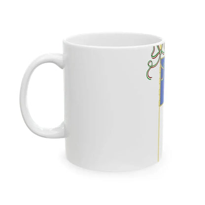 Moncalieri-Bandiera Completa (Italy) White Coffee Mug - Go Mug Yourself