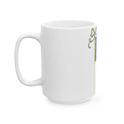 Moncalieri-Bandiera Completa (Italy) White Coffee Mug - Go Mug Yourself