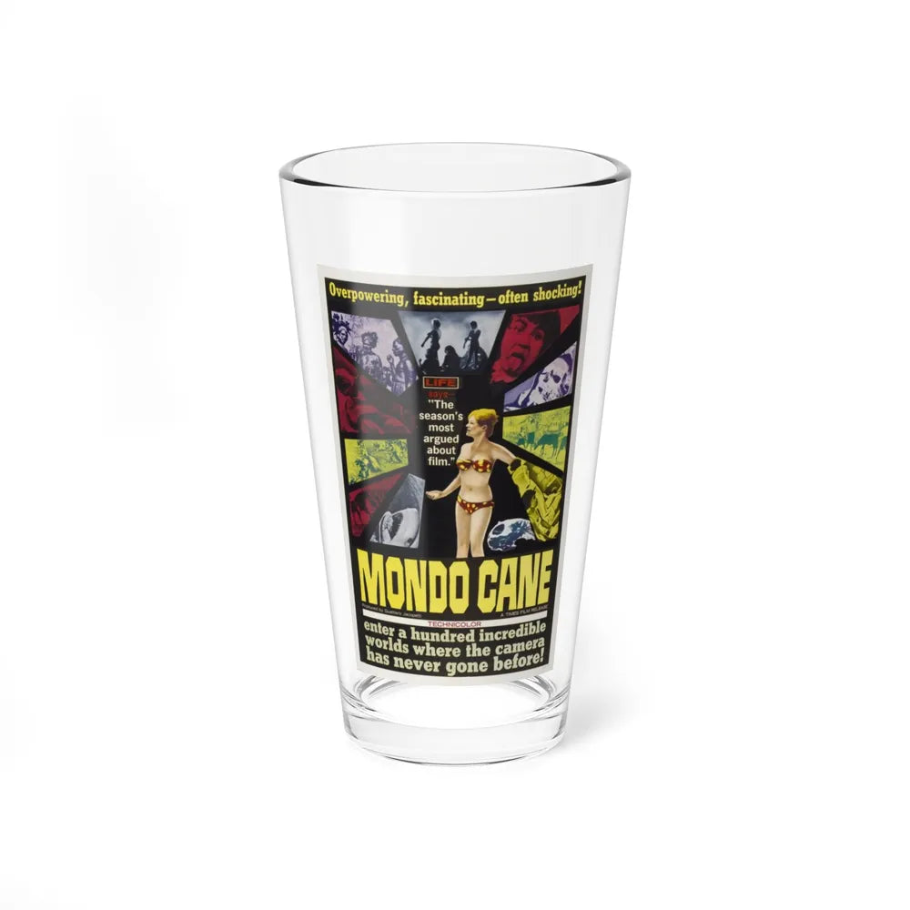 MONDO CANE 1962 Movie Poster - Pint Glass 16oz-16oz-Go Mug Yourself